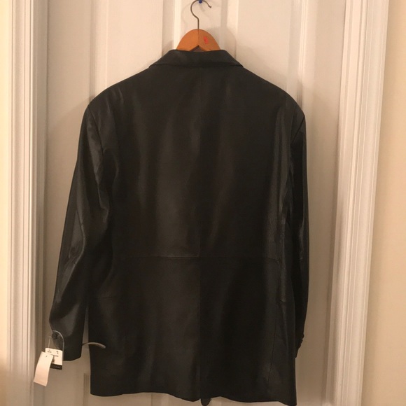 NWT J. Ferrar Genuine Leather Jacket - Picture 2 of 8
